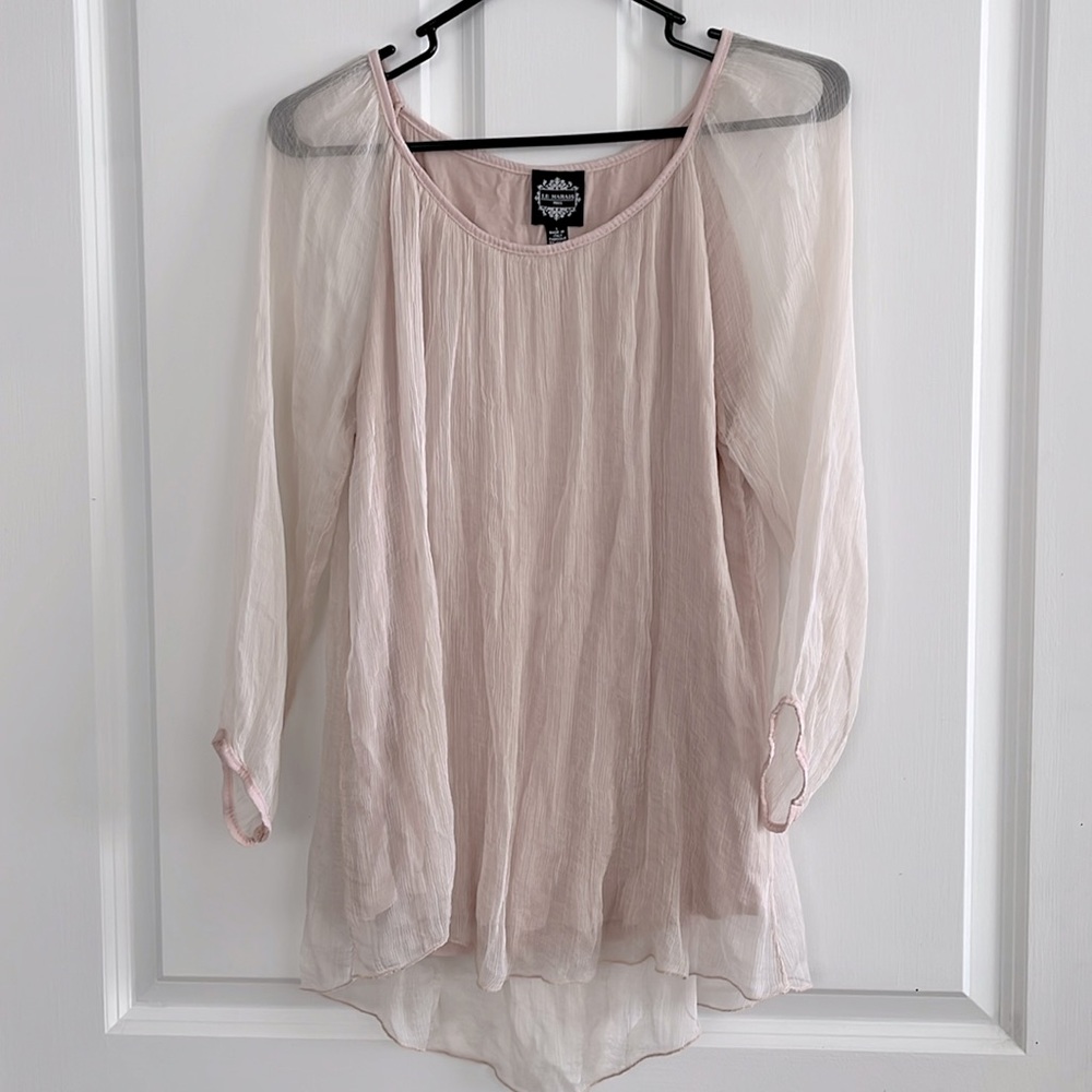 Le Marais Paris Terry  Blouse Fancy L Made in Italy